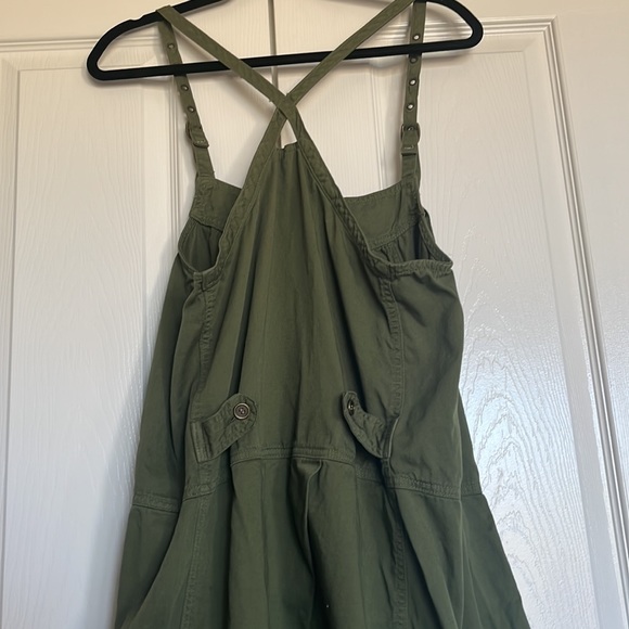 Harem style drop crotch cute jumper overalls - Picture 8 of 13